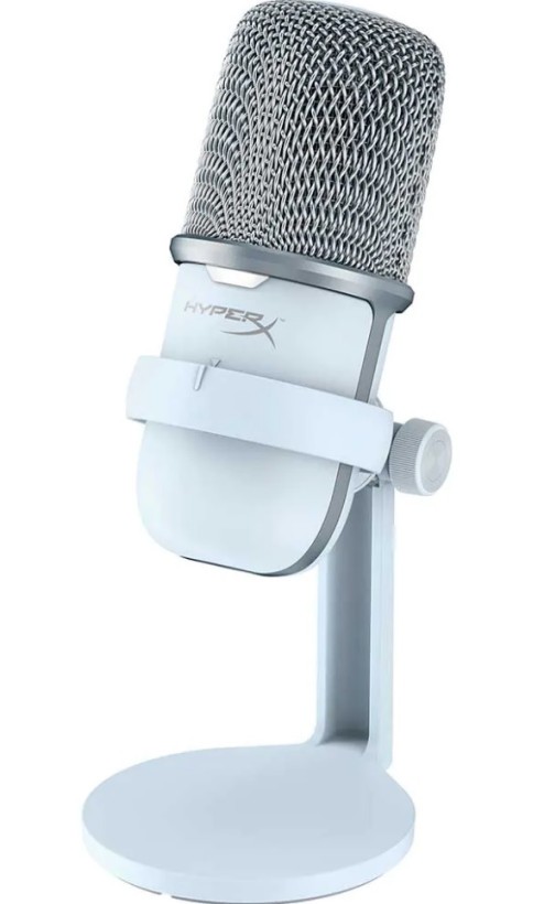 Мікрофон HyperX SoloCast White (MIK-HYX-007)  Фото №0