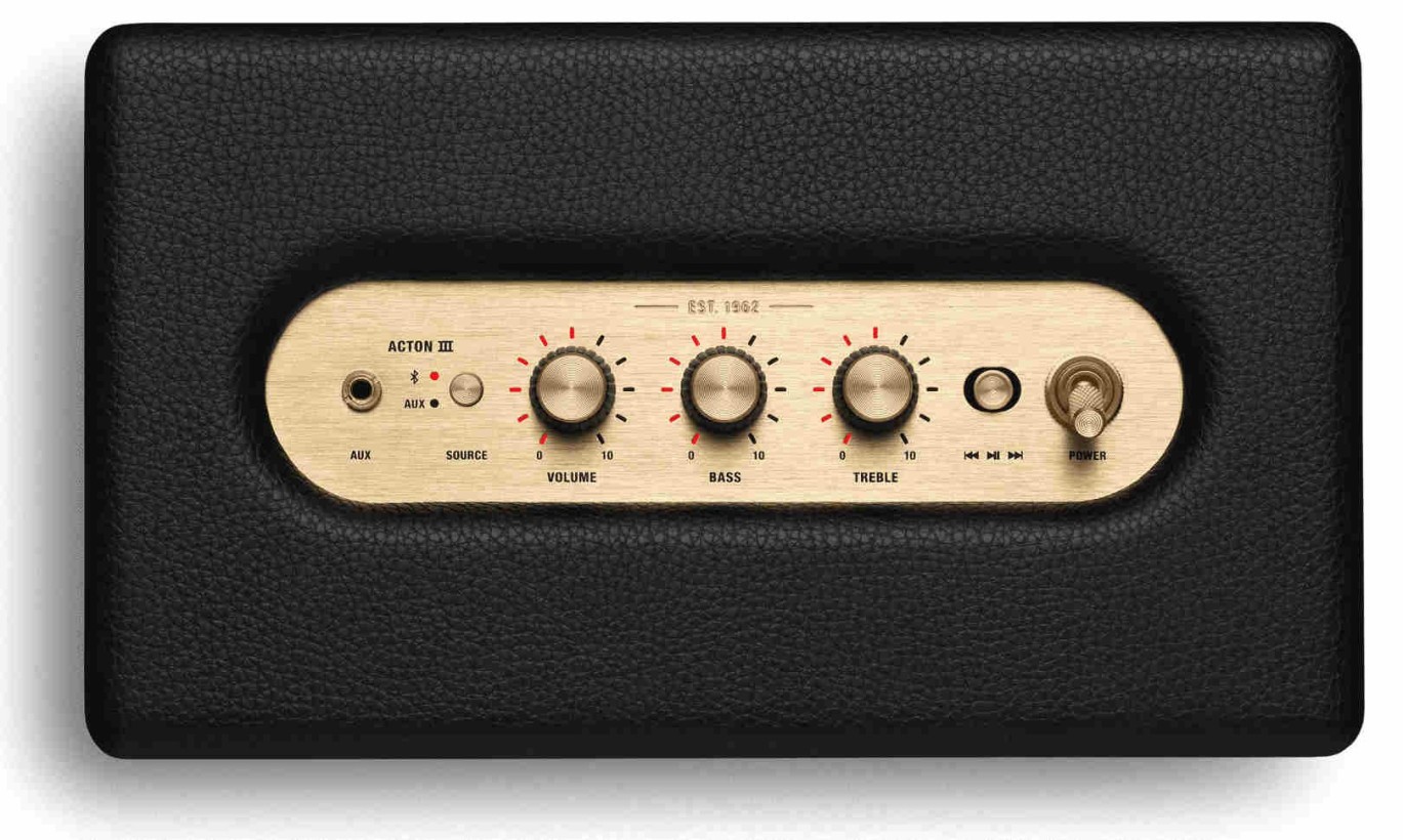 Моноблочна акустична система Marshall Acton III Black (1006004)  Фото №3