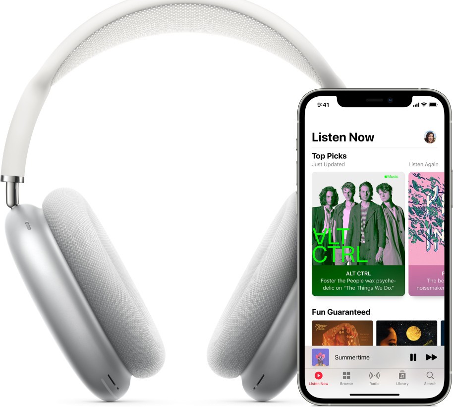 Навушники з мікрофоном Apple AirPods Max Silver (MGYJ3)  Фото №2