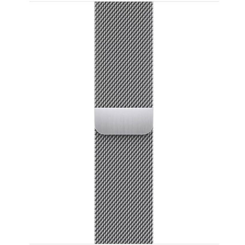 Смарт-часы Apple Watch Series 8 GPS + Cellular 45mm Silver S. Steel Case w. Milanese Loop Silver (MNKG3/MNKJ3)  Фото №1