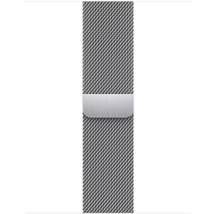 Смарт-часы Apple Watch Series 8 GPS + Cellular 45mm Silver S. Steel Case w. Milanese Loop Silver (MNKG3/MNKJ3)  Фото №1
