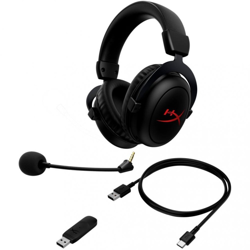 Навушники HyperX Cloud Core Wireless 7.1 (4P5D5AA/HHSC1C-CG-BK/G)  Фото №4