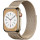 Смарт-часы Apple Watch Series 8 GPS + Cellular 45mm Gold S. Steel Case w. Milanese Loop Gold (MNKP3/MNKQ3)  Фото №0