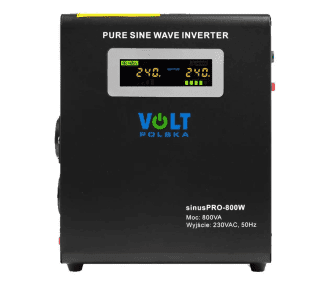 Гібридне ДБЖ/інвертор Volt Polska SINUS PRO 800 W 12/230V 500/800W (3SP098012W)