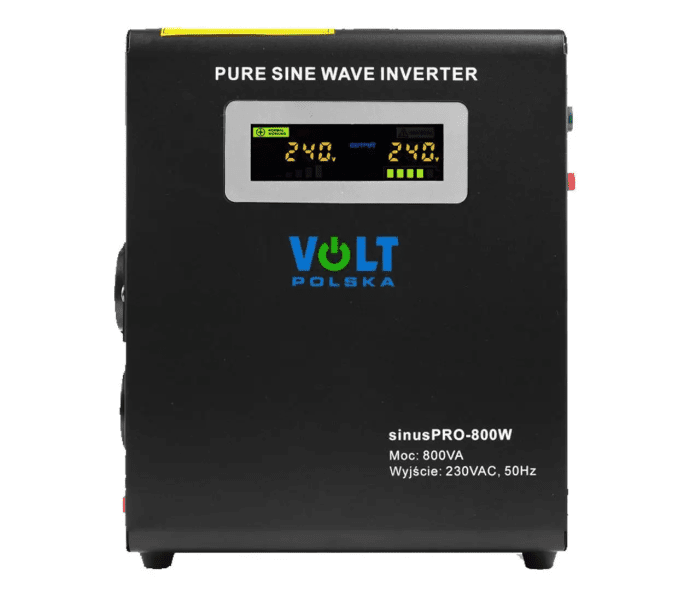 Гібридне ДБЖ/інвертор Volt Polska SINUS PRO 800 W 12/230V 500/800W (3SP098012W)