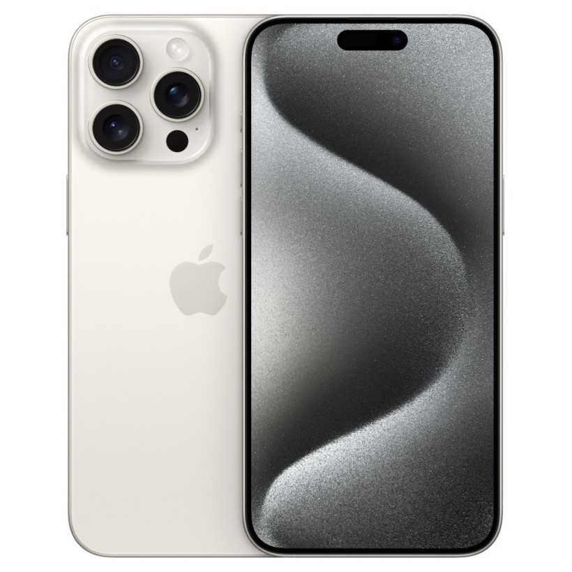 Смартфон Apple iPhone 15 Pro 128GB White Titanium (MTUW3)   Фото №1