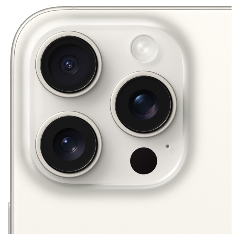 Смартфон Apple iPhone 15 Pro 128GB White Titanium (MTUW3)   Фото №3