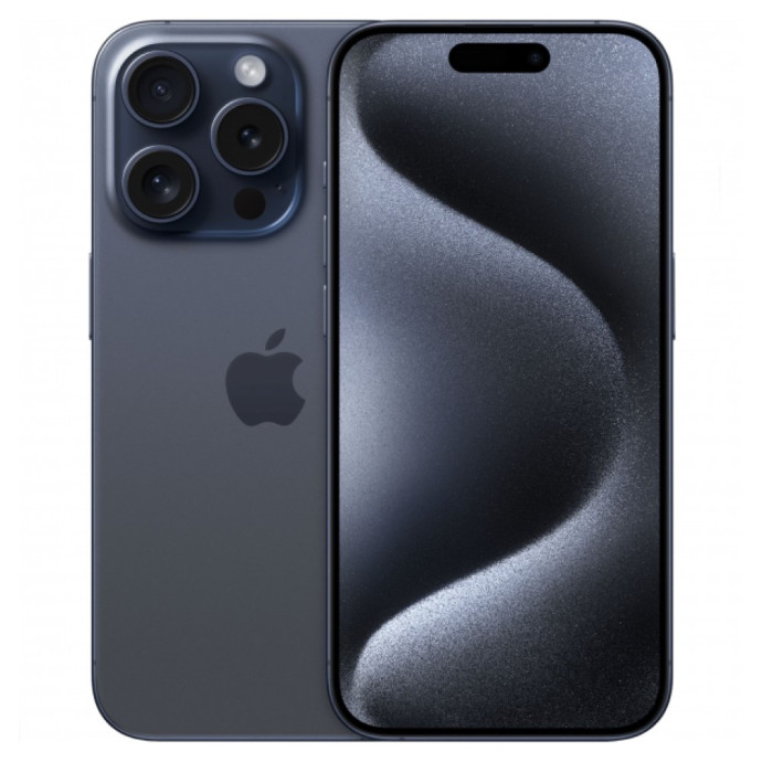 Смартфон Apple iPhone 15 Pro Max 512GB Blue Titanium (MU7F3)  Фото №2