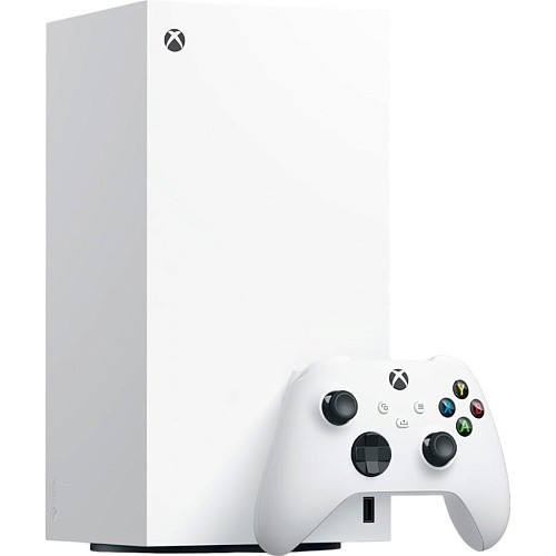 Стационарная игровая приставка Microsoft Xbox Series X 1 TB All-Digital Robot White (EP2-00702)  Фото №0