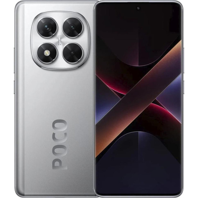 Смартфон POCO X7 12/512GB Silver (Global EU) (with Adapter)