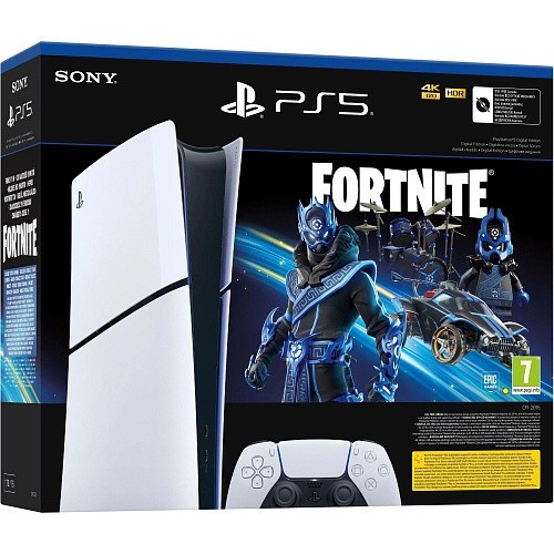 Стационарная игровая приставка Sony PlayStation 5 Slim Digital Edition 1TB Fortnite Cobalt Star Bundle (1000045170)  Фото №5