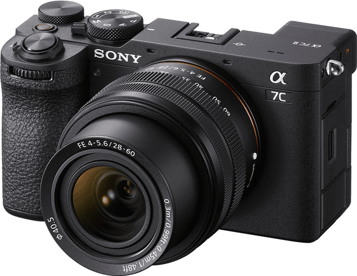Бездзеркальний фотоапарат Sony Alpha A7C II kit (28-60mm) Black (ILCE7CM2LB)  Фото №1