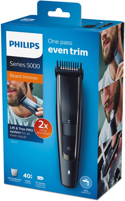 Тример для бороди та вусів Philips Beardtrimmer series 5000 BT5515/15  Фото №0