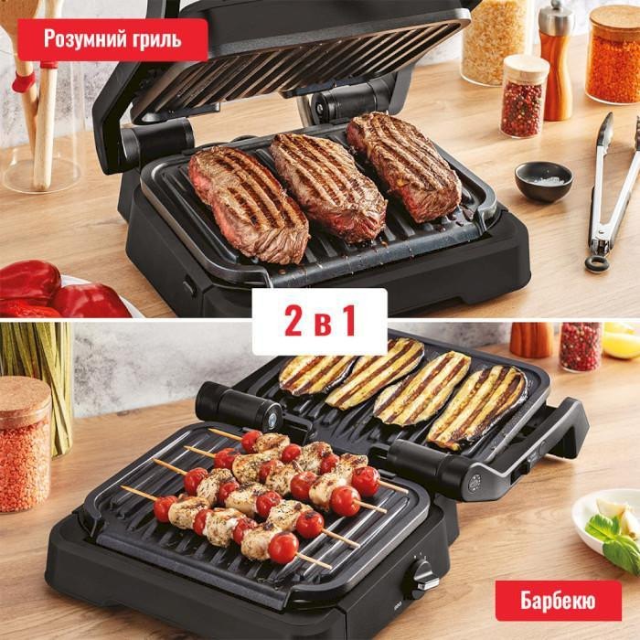 Електрогриль притискний Tefal OptiGrill 2in1 GC772810  Фото №0