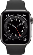 Смарт-годинник Apple Watch Series 6 GPS + Cellular 40mm Space Gray Aluminum Case w. Black Sport B. (M02Q3) 