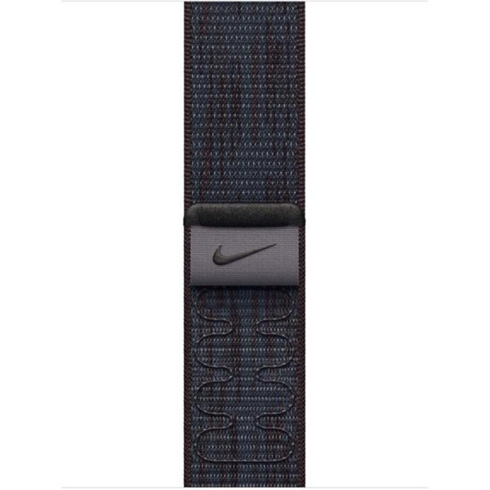 Смарт-годинник Apple Watch Series 10 GPS 46mm Jet Black Alu. Case w. BlackBlue Nike Sport Loop (MWX13+MYJD3)  Фото №1