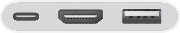 Мультипортовий адаптер Apple USB-C to digital AV Multiport Adapter (MUF82)  Фото №1