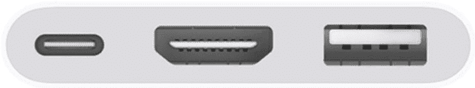 Мультипортовий адаптер Apple USB-C Digital AV Multiport Adapter (MW5M3)  Фото №0