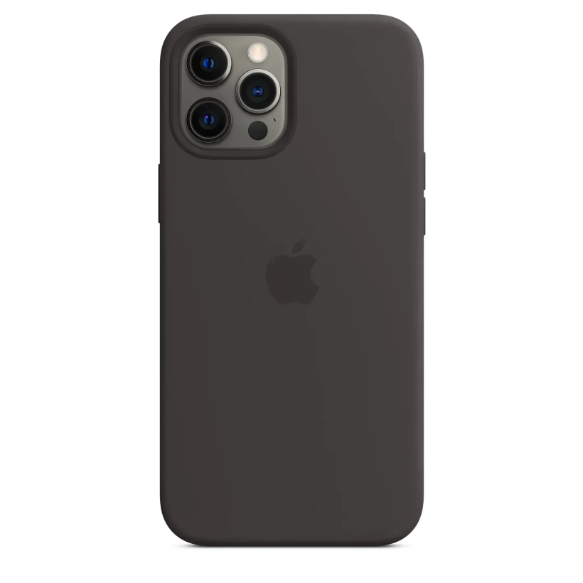 Чохол для смартфона Apple iPhone 12 Pro Max Silicone Case with MagSafe - Black (MHLG3)  Фото №0