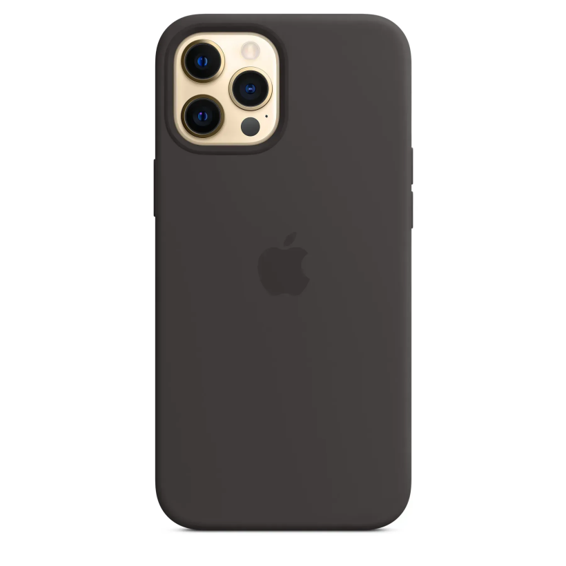 Чохол для смартфона Apple iPhone 12 Pro Max Silicone Case with MagSafe - Black (MHLG3)  Фото №1