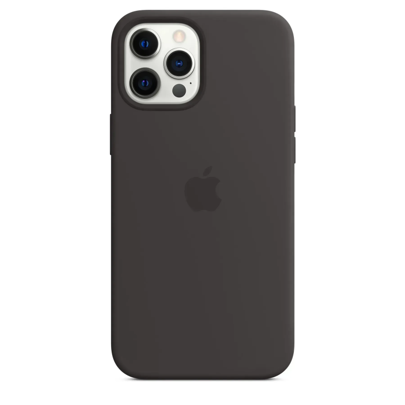 Чохол для смартфона Apple iPhone 12 Pro Max Silicone Case with MagSafe - Black (MHLG3)  Фото №2