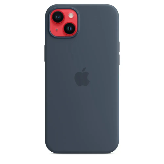Чохол для смартфона Apple iPhone 14 Plus Silicone Case with MagSafe - Storm Blue (MPT53)  Фото №3