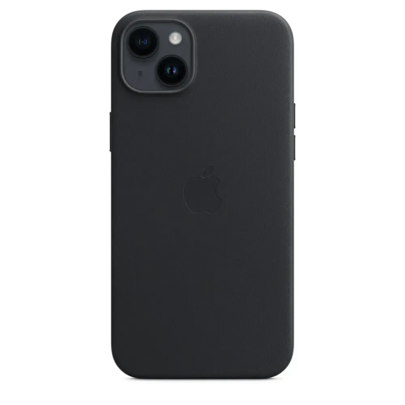 Чохол для смартфона Apple iPhone 14 Plus Leather Case with MagSafe - Midnight (MPP93)  Фото №1