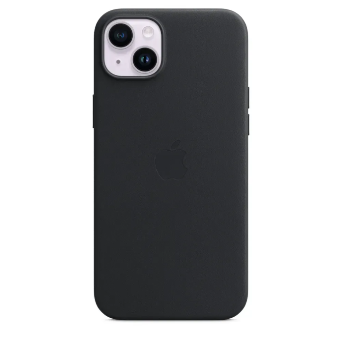 Чохол для смартфона Apple iPhone 14 Plus Leather Case with MagSafe - Midnight (MPP93)  Фото №0