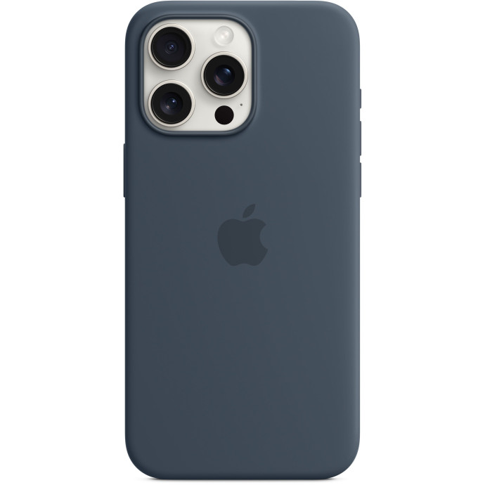 Чохол для смартфона Apple iPhone 15 Silicone Case with MagSafe - Storm Blue (MT0N3)  Фото №2