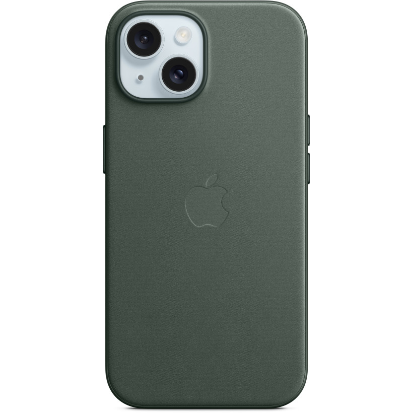 Чохол для смартфона Apple iPhone 15 FineWoven Case with MagSafe - Evergreen (MT3J3)  Фото №5