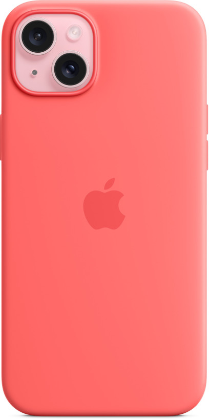 Чохол для смартфона Apple iPhone 15 Plus Silicone Case with MagSafe - Guava (MT163)  Фото №1