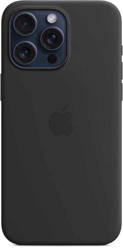 Чохол для смартфона Apple iPhone 15 Pro Silicone Case with MagSafe - Black (MT1A3)  Фото №0
