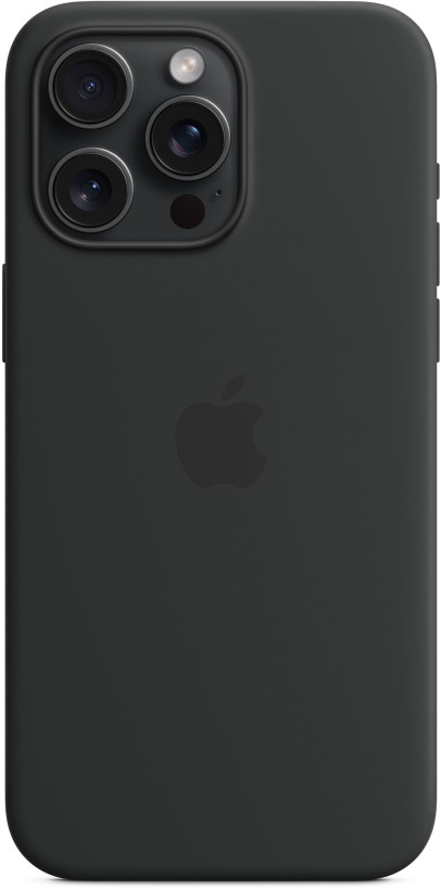 Чохол для смартфона Apple iPhone 15 Pro Silicone Case with MagSafe - Black (MT1A3)  Фото №1