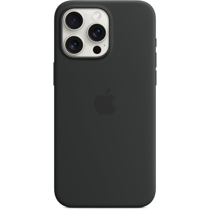 Чохол для смартфона Apple iPhone 15 Pro Silicone Case with MagSafe - Black (MT1A3)  Фото №2