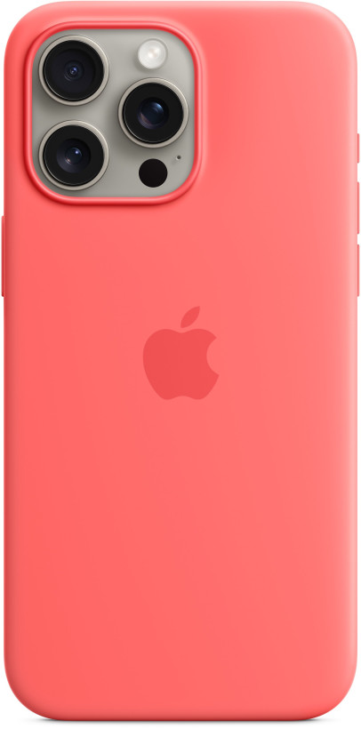 Чехол для смартфона Apple iPhone 15 Pro Silicone Case with MagSafe - Guava (MT1G3)