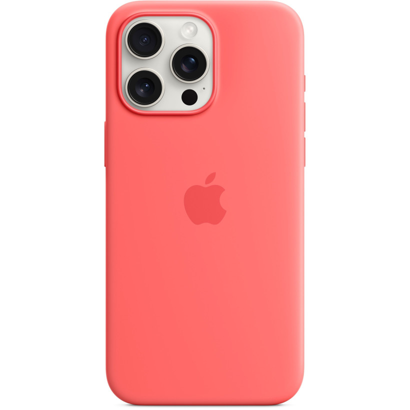 Чехол для смартфона Apple iPhone 15 Pro Silicone Case with MagSafe - Guava (MT1G3)  Фото №2