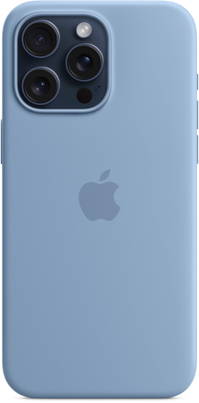 Чохол для смартфона Apple iPhone 15 Pro Silicone Case with MagSafe - Winter Blue (MT1L3)  Фото №0