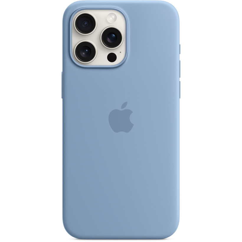 Чохол для смартфона Apple iPhone 15 Pro Silicone Case with MagSafe - Winter Blue (MT1L3)  Фото №2