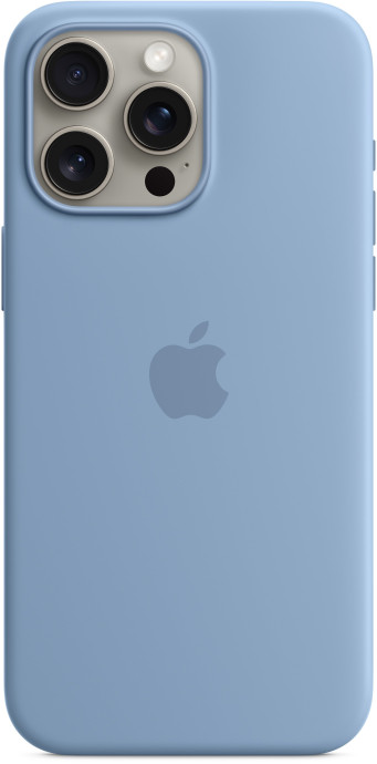 Чохол для смартфона Apple iPhone 15 Pro Silicone Case with MagSafe - Winter Blue (MT1L3)