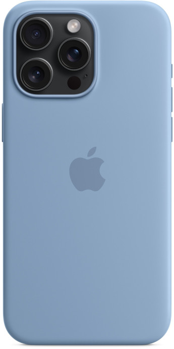 Чохол для смартфона Apple iPhone 15 Pro Silicone Case with MagSafe - Winter Blue (MT1L3)  Фото №1
