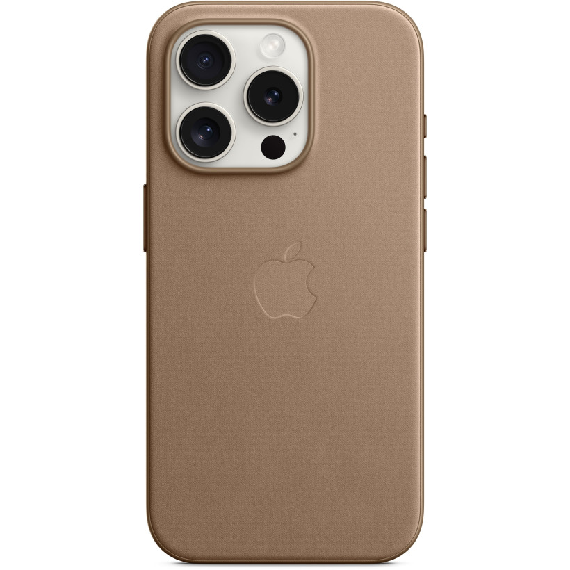 Чохол для смартфона Apple iPhone 15 Pro FineWoven Case with MagSafe - Taupe (MT4J3)  Фото №4