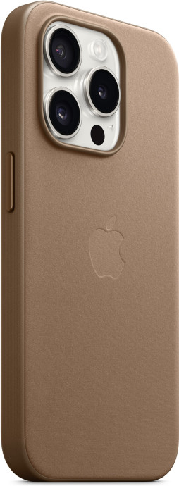 Чохол для смартфона Apple iPhone 15 Pro FineWoven Case with MagSafe - Taupe (MT4J3)  Фото №2