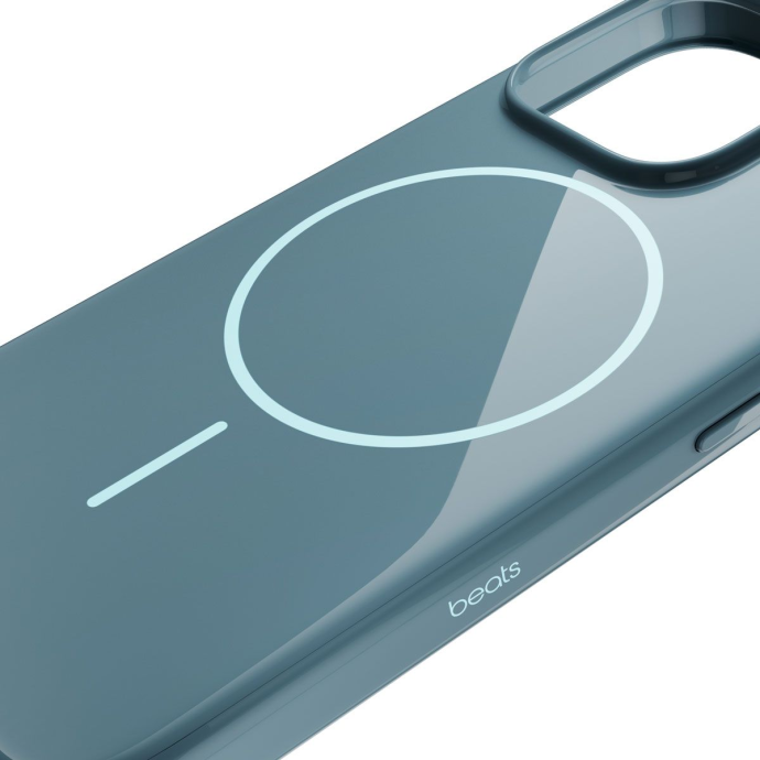 Чохол для смартфона Beats by Dr. Dre Beats iPhone 16 Pro Case with MagSafe – Midnight Black (MCFL4) – Riptide Blue (MCFN4)  Фото №6