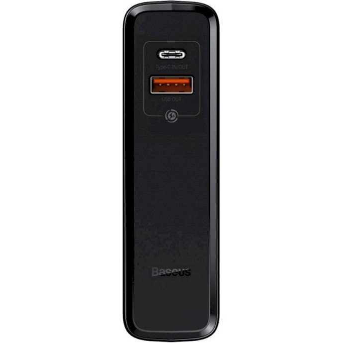 Зовнішній акумулятор (павербанк) Baseus Power Station 2-in-1 Quick Charger Black (PPNLD-C01)