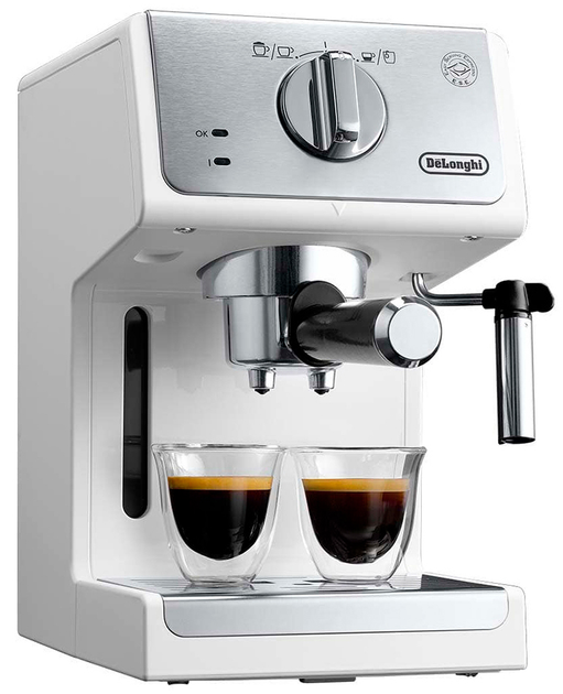 Ріжкова кавоварка еспресо Delonghi ECP 33.21 W  Фото №0