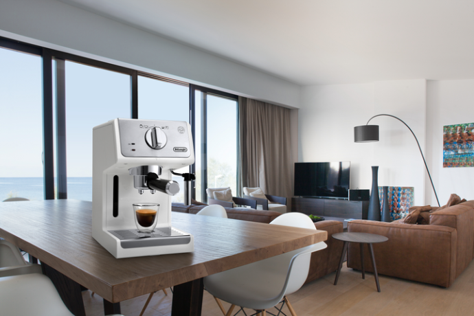 Ріжкова кавоварка еспресо Delonghi ECP 33.21 W  Фото №5