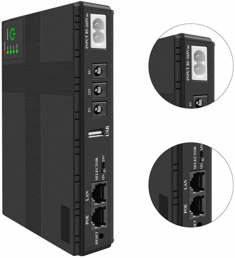 Источник бесперебойного питания для роутера MUST DC UPS 10400mAh  Фото №5