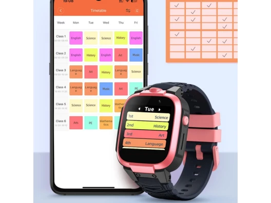 Детские смарт-часы Mibro Watch Phone Z3 Pink  Фото №6