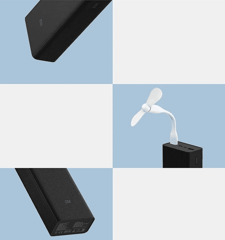 Внешний аккумулятор (павербанк) Xiaomi PB3018ZM 30000mAh 18W Black (BHR9126GL)  Фото №7