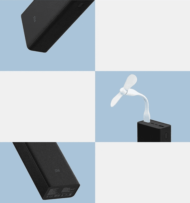 Внешний аккумулятор (павербанк) Xiaomi PB3018ZM 30000mAh 18W Black (BHR9126GL)  Фото №7